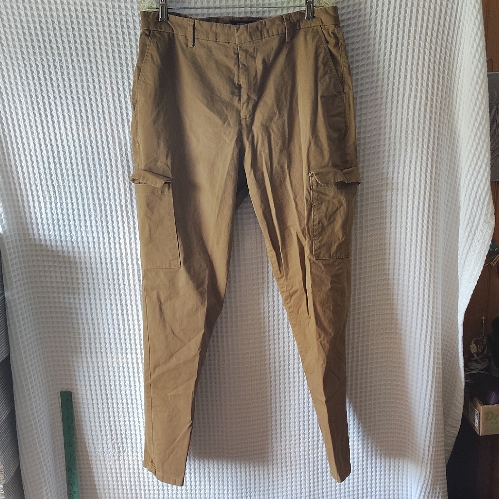 Kenneth Cole Men's Tan Cargo Pants 38x32 EUC